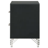 Malcolm - 2 Drawer Nightstand - Black