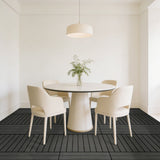 22 Piece Interlocking Outdoor Deck Tiles