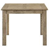 Cressley - 5 Piece Counter Height Dining Set With Ladder Back Chairs - Light Oak