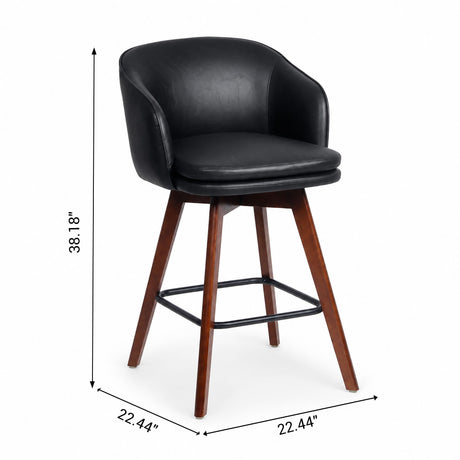 Adjustable Bar Stool - Antique Black