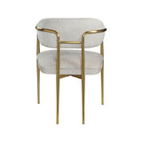 Zayn - Arm Chair (Set of 2) - Beige / Gold