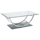 Garrett - 2 Piece Coffee Table Set - Chrome