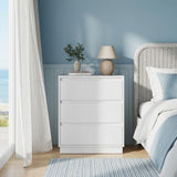 3 Drawer Nightstand, Bedroom Side Table