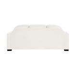 Modern 3 Seater Sofa With Curved Backrest