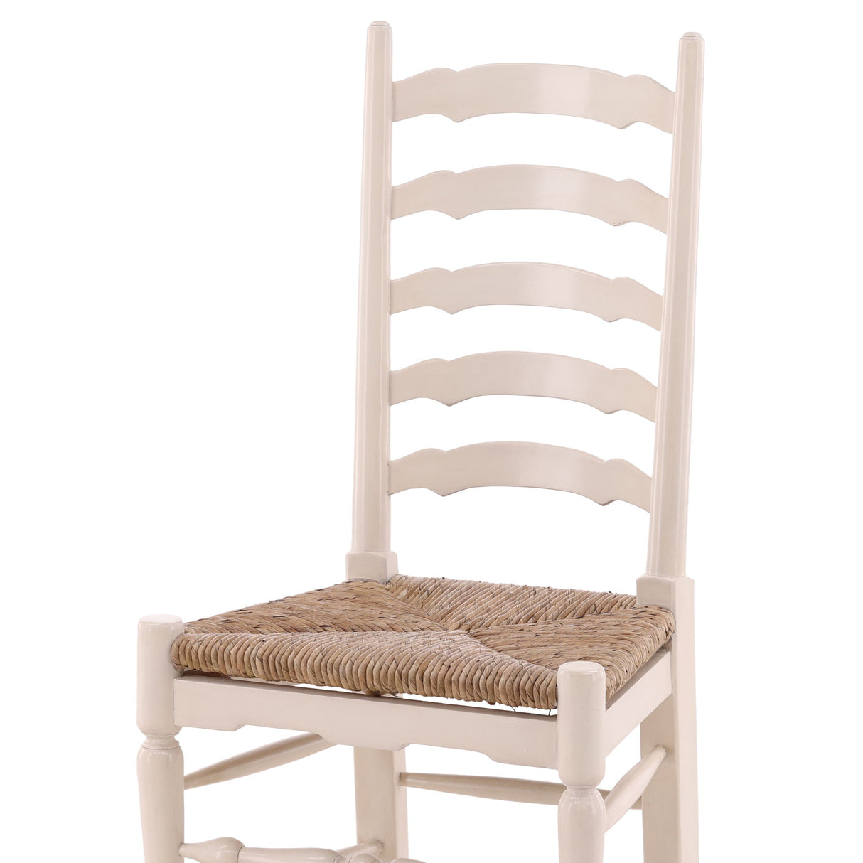 Bradley - Ladderback Side Chair - Beige / Light Brown