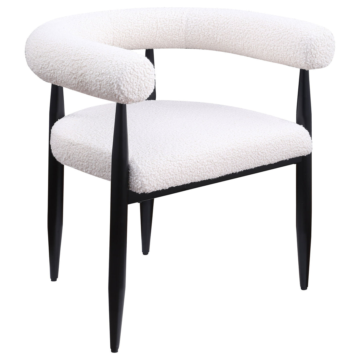 Dorgan - 5 Piece Round Dining Set - Black