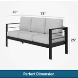 Outdoor Patio Set, All-Weather With Thick Cushions