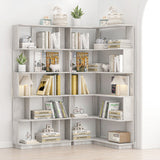 L-Shaped Corner Bookshelf