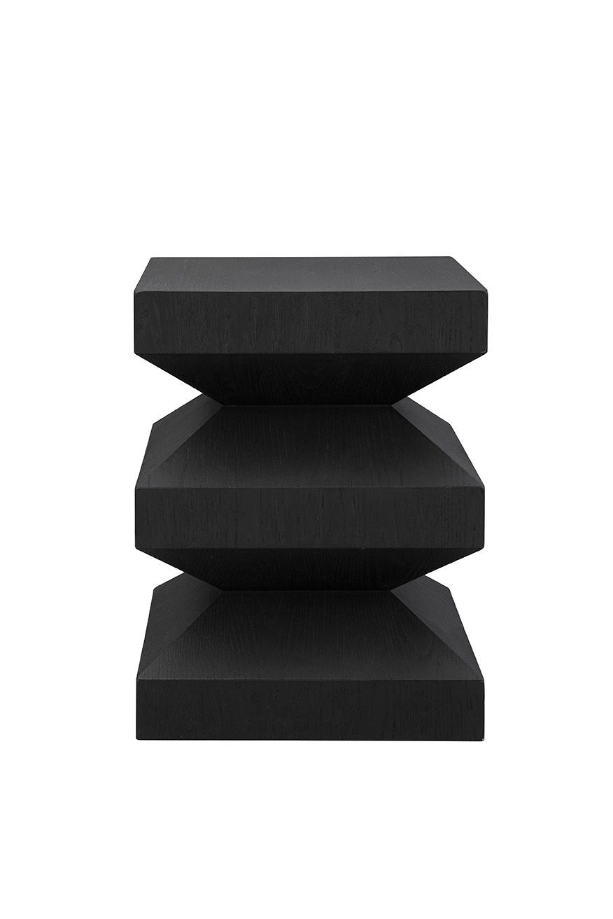 Plato's - End Table - Black