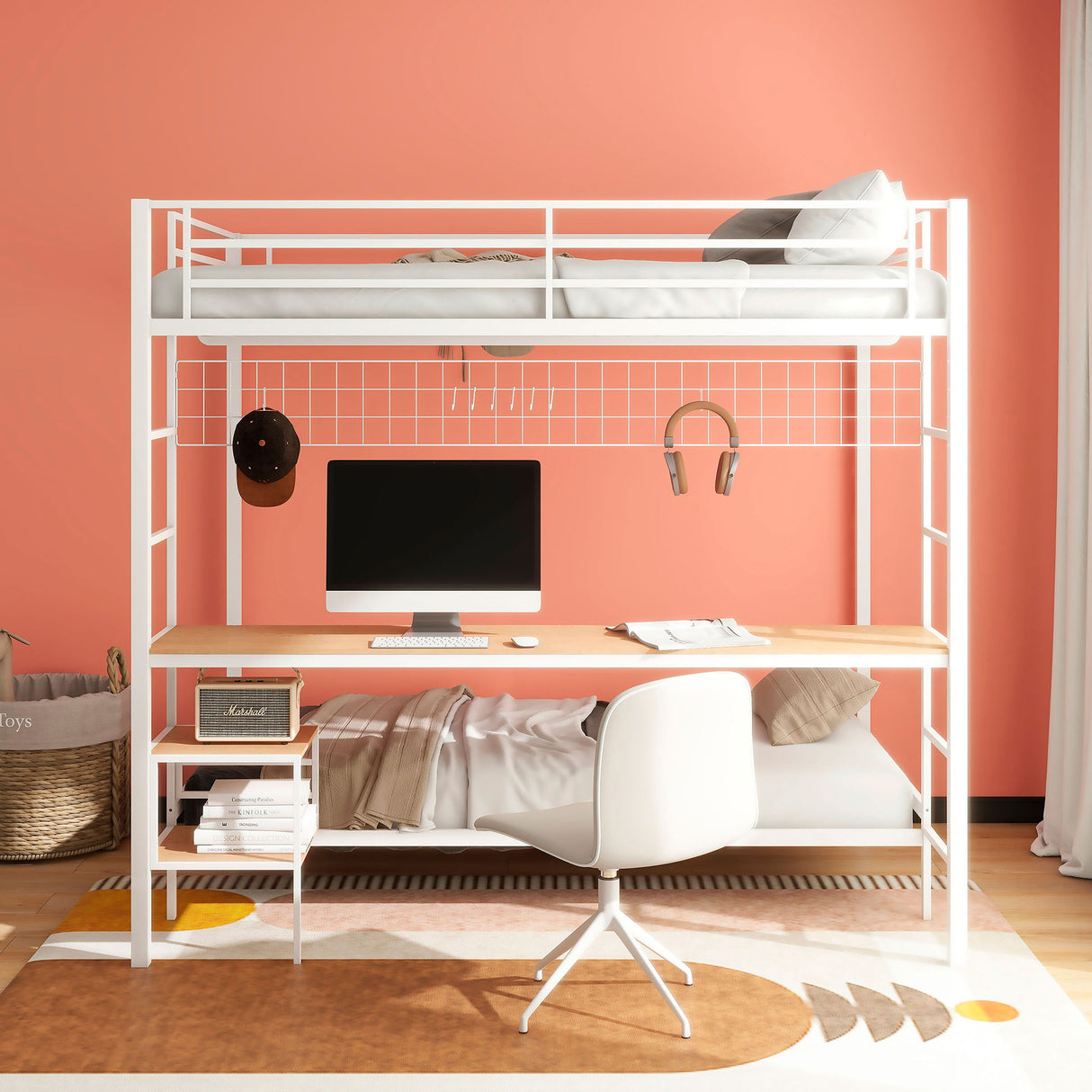 Barham - Workstation Bunk Bed With Integrated Desk