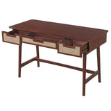 Writing Desk With 3 Drawers For Living Room