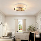 Lotus Bladeless Ceiling Fan With Remote Control For Living Room - Matte Black