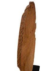 Teak Sculpture Set (Set of 2) - Dark Brown