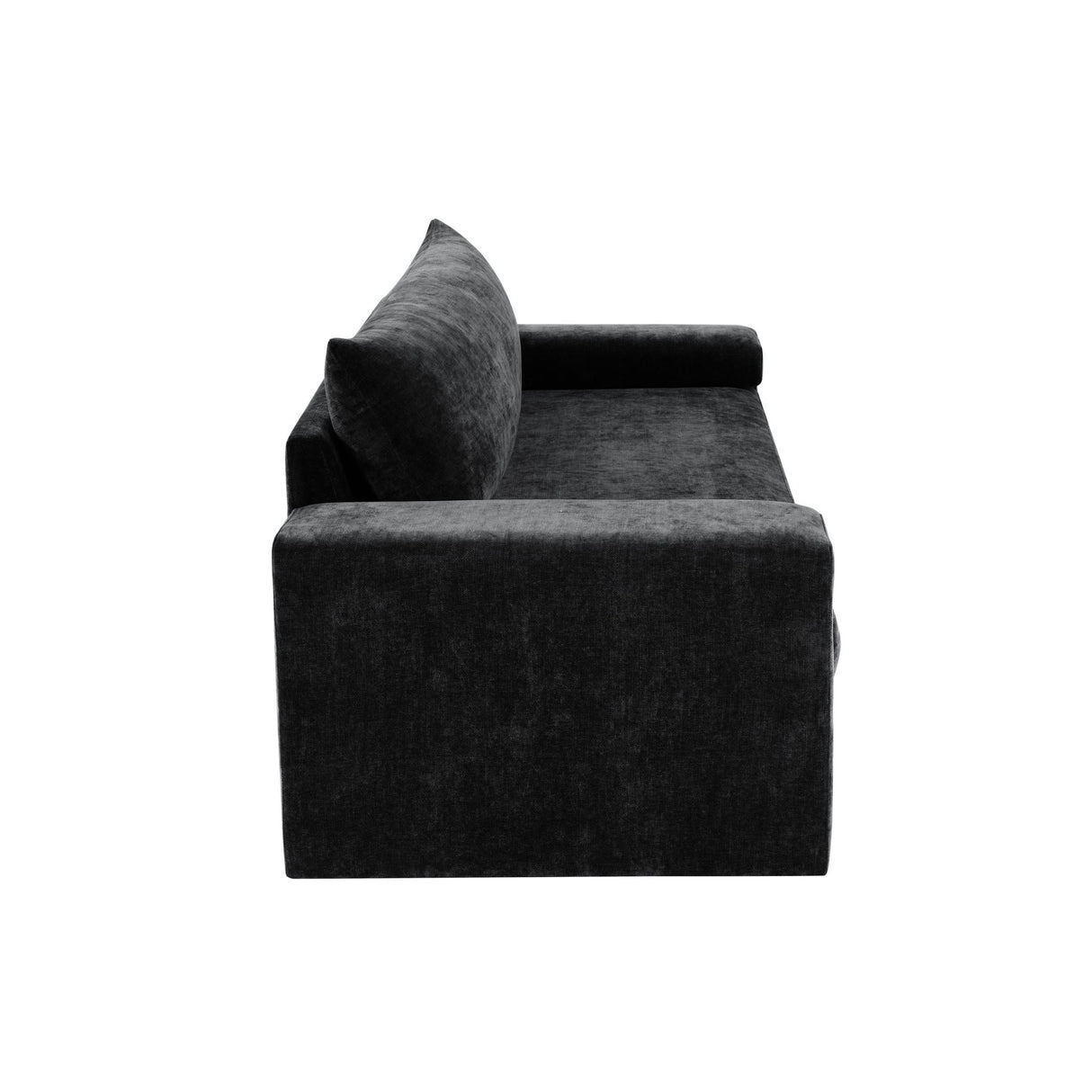 Upholstered 3 Seater Sofa With Wide Armrests