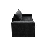 Upholstered 3 Seater Sofa With Wide Armrests
