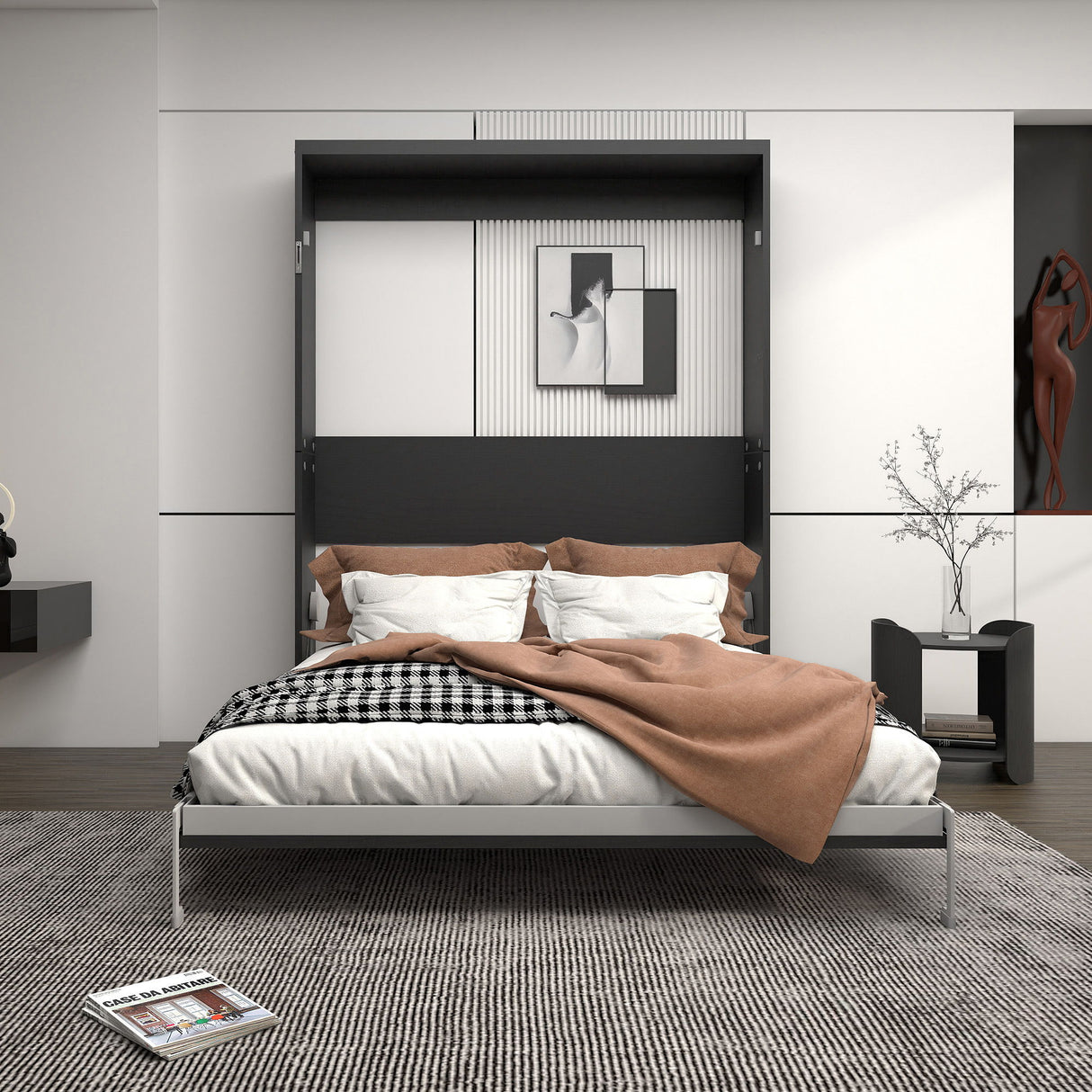 Multifunctional Vertical Murphy Wall Bed