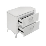 Buckley - 2 Drawer Nightstand - Gloss White