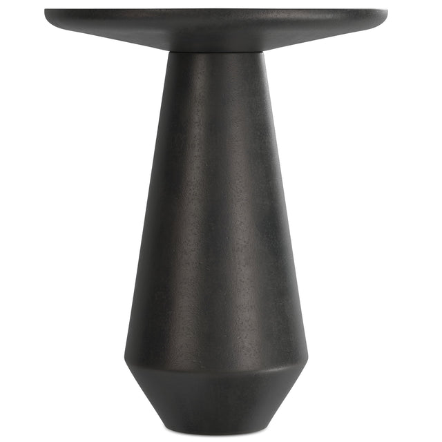 Gloria - Cast Aluminum Side Table - Black - Side Tables - Alpine Outlets