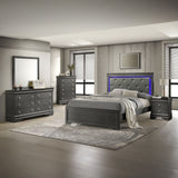 Blaze - Modern Bedroom Set With LED Headboard