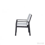 Verona - Dining Outdoor 7 Pieces Set - Dark Espresso / Gray / Off White