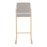 Fuji - Contemporary Design High Back Barstool