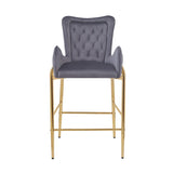 Fabric Counter Height Bar Stools (Set of 2)