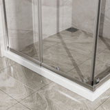 Square Corner Shower Enclosure, Adjustable Frame