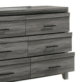 Denver - 6 Drawer Dresser - Gray
