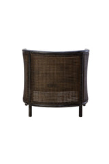 Montgomery - Cane Chair - Black / Beige