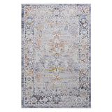 Payas - 6' X 9' Traditional Area Rug - Ivory / Gray