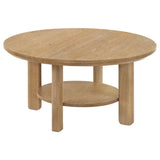 Crispin - 2 Piece Coffee Table Set With Open Shelves