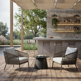 Calcifer - Indoor Outdoor Coffee Table - Charstone Concrete Finish