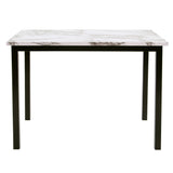 Dining Table With 4 Upholstered Side Chairs
