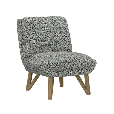 Emerse - Armless Accent Chair - Blue - Armless Chairs - Alpine Outlets