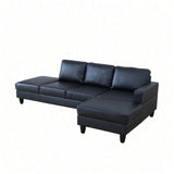 L - Shaped Sectional Sofa With Chaise & Ottoman