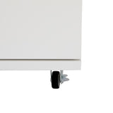 5 Drawer Dresser With Handles - White