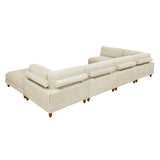 Modern Modular Sectional With Adjustable Back Support