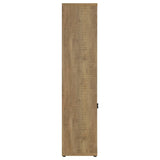 Noriega - 3 Shelf Media Tower With Open Shelves And Hidden Cabinet Storage - Mango Color