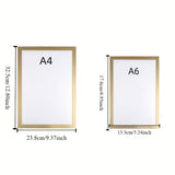Magnetic Wall-Mounted Front-Opening Photo Frame Set
