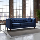 Chesterfield Sofa With Square Arms For Living Room