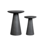 Nyima - Indoor Outdoor 2-Piece Table Set - Charstone Concrete Finish