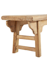 Antique - Simple Bench - Light Brown