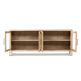 Marlowe - Glass Door Sideboard - White