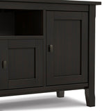 Warm Shaker - TV Media Stand - Hickory Brown