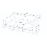 Reversible Modular Sectional Sofa With Custom Configuration