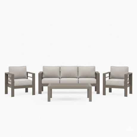 Outdoor Patio Set All-Weather & Thick Cushions