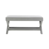 Comfort Double Bench Upholstered With X Crossed Legs