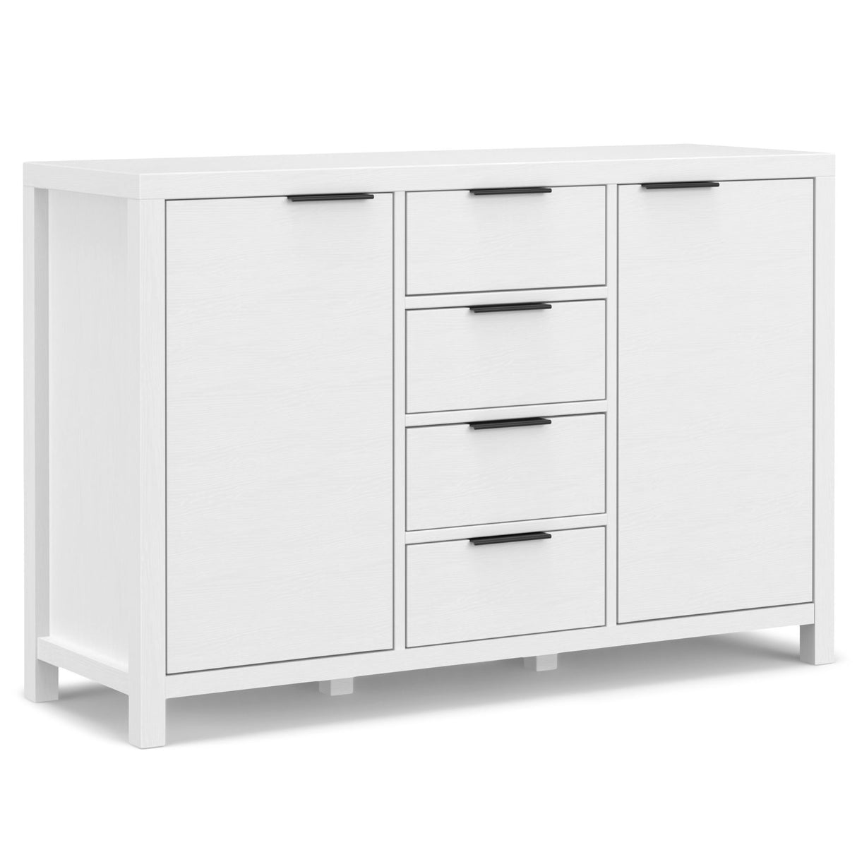 Sideboard Buffet Dining Room Cabinet Solid Wood Storage 54x36in