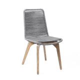 Oasis And Island - Outdoor 5 Piece Light Eucalyptus And Concrete Dining Set