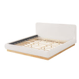 Upholstered Platform Bed Frame, No Box Spring Required